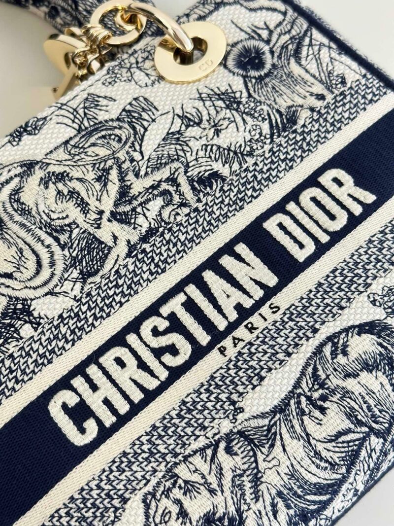 CHRISTIAN DIOR BAG Lady D-lite Bag Blue