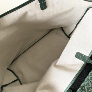 Goyard Green Goyardine Coated Canvas and Leather Saint Louis GM Tote