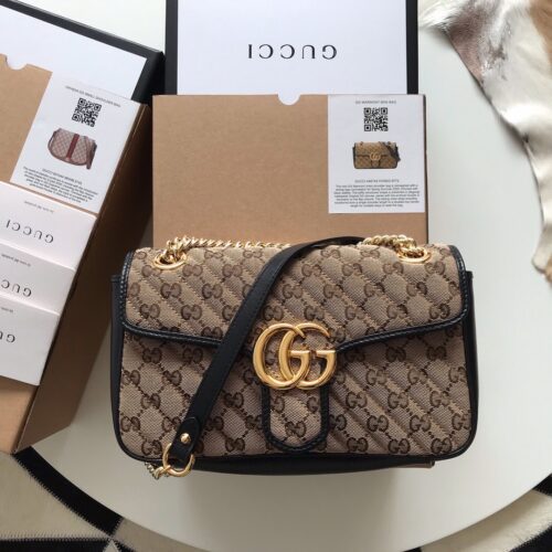 412202a3 Gucci GG Marmont GG Shoulder Bag Small