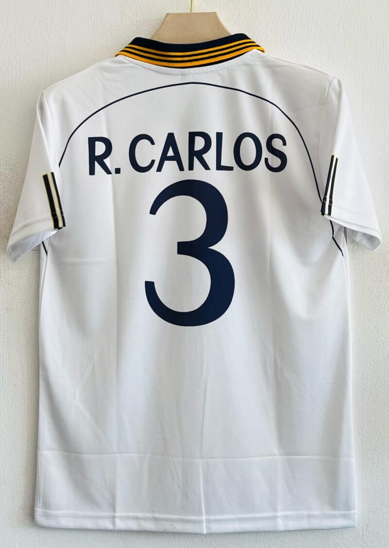 1999-2000 Real madrid home jersey Carlos-embroidery edition