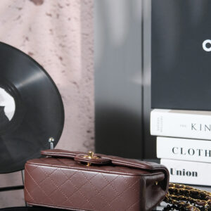 Chanel classic Mahroon colour with gold hardware