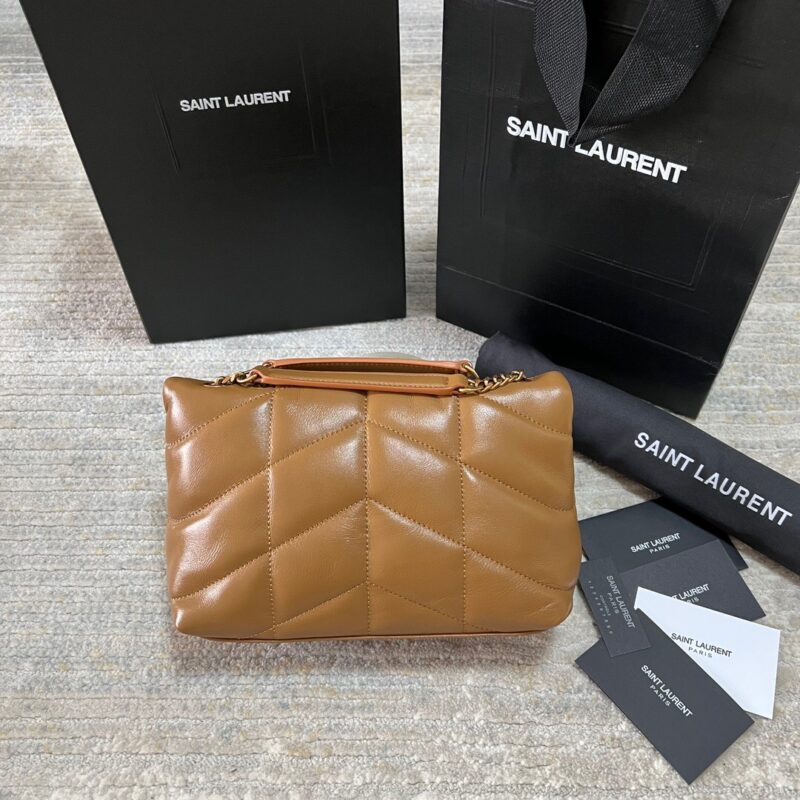 SAINT LAURENT LOULOU TOY PUFFER In Lambskin