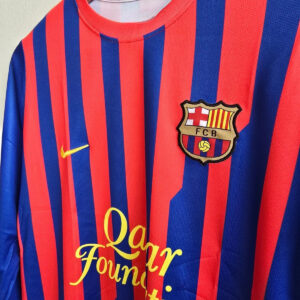 Messi’s Brilliance with the 2011-12 Barcelona Home Full sleeve Jersey