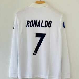 4D13D350-42EC-44F3-A939-81C2672F1AAF Glory in White – 2016-17 Real Madrid Home Jersey – Cristiano Ronaldo Full Sleeve Embroidery Edition