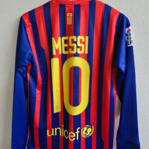Messi’s Brilliance with the 2011-12 Barcelona Home Full sleeve Jersey