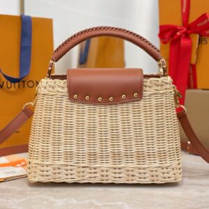 Louis Vuitton Capucines BB Handbag Brown Beige