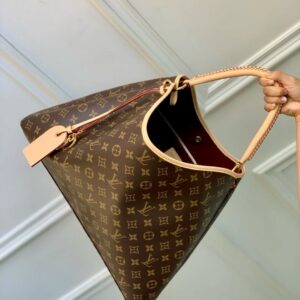 LOUIS VUITTON Monogram Delightful MM Pivoine 187884