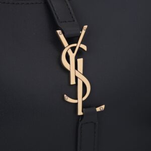 Saint Laurent Smooth Calfskin Le 5 A 7 Mini Hobo Black