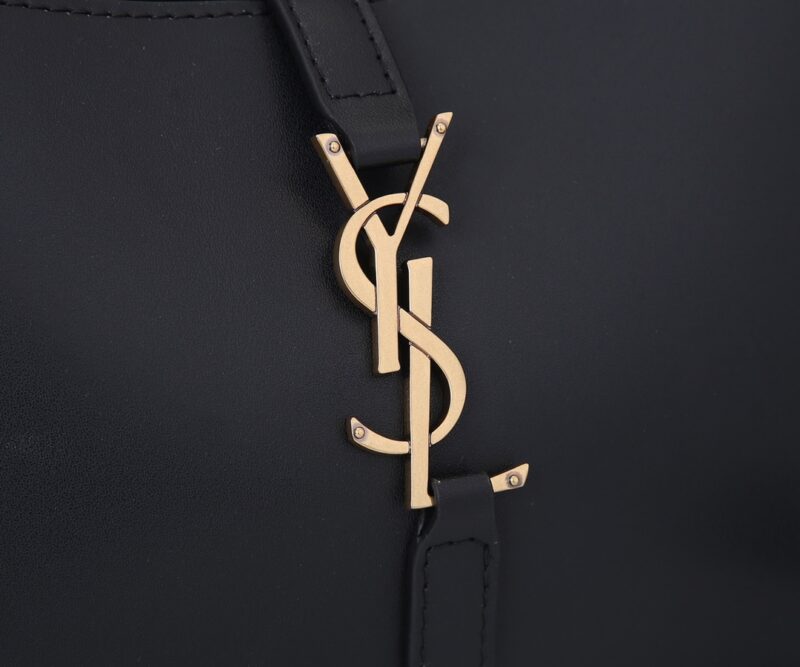 Saint Laurent Smooth Calfskin Le 5 A 7 Mini Hobo Black