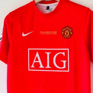 Manchester United Home Jersey 2007-08  - Ronaldo Edition with Embroidered Design