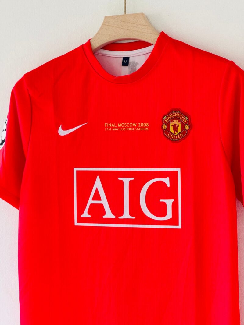 Manchester United Home Jersey 2007-08  - Ronaldo Edition with Embroidered Design