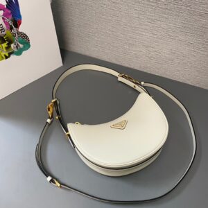 Prada Arque Small Leather Shoulder Bag