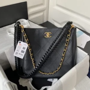 GOYARD Goyardine Belvedere III PM Messenger Bag Jet Black