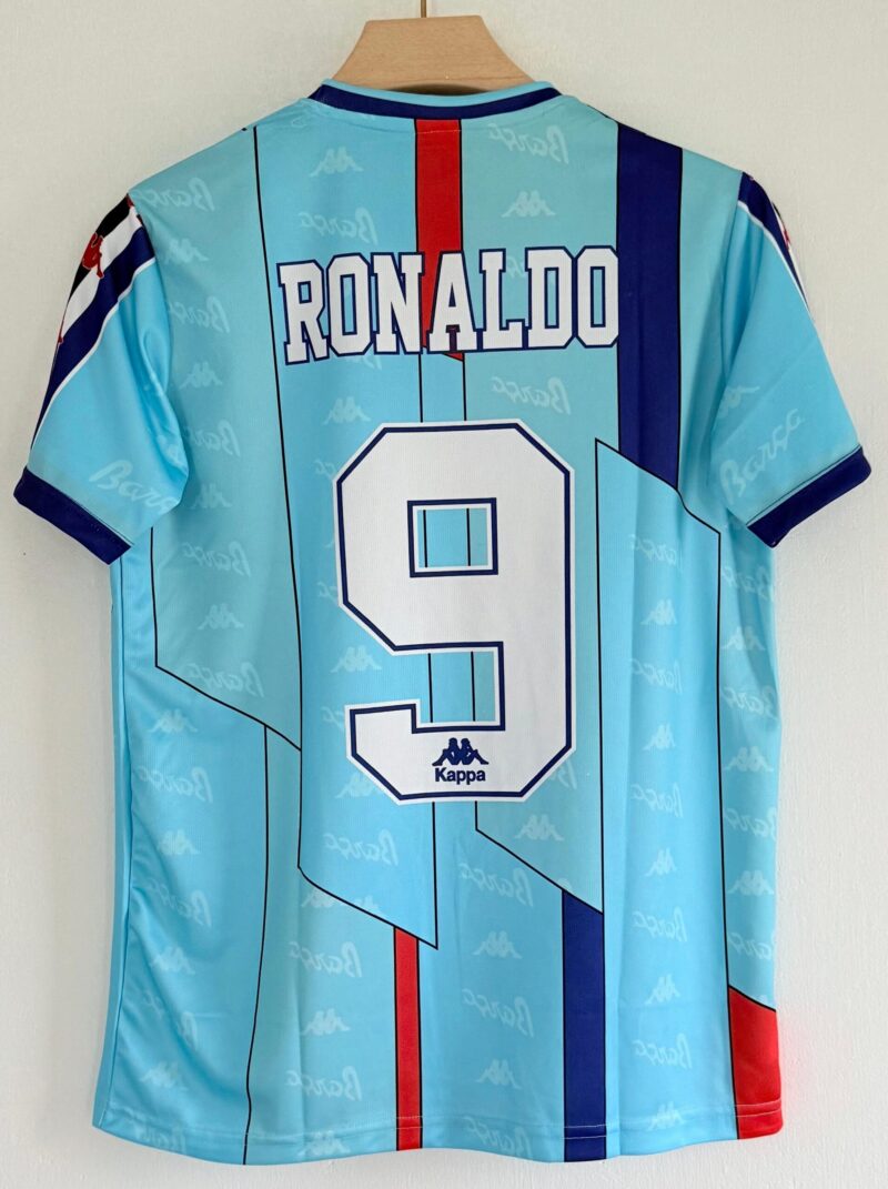 Relive a Phenomenal Season with the 1996-97 Barcelona Away Jersey – Ronaldo Nazário Edition
