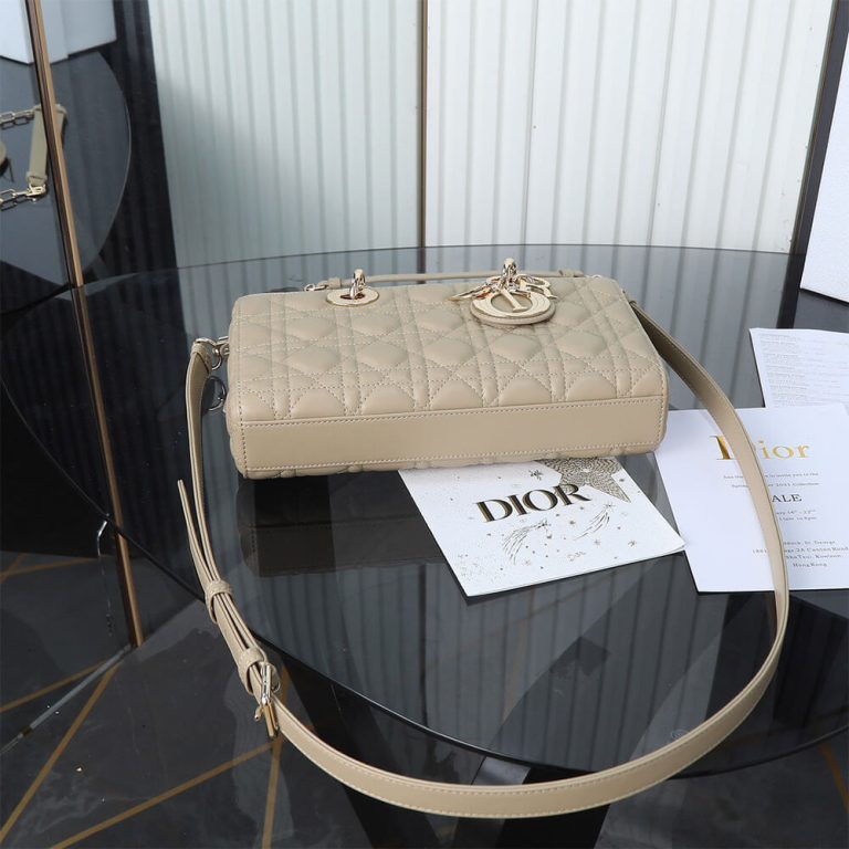 Dior Medium Beige Lady D-Joy Bag