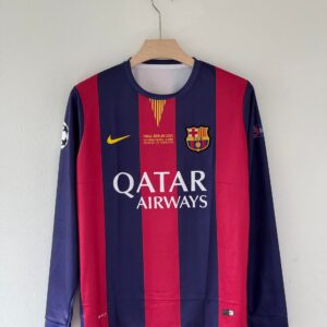 Relive the Magic of Messi in the 2015-16 Barcelona Home Jersey Full sleeve