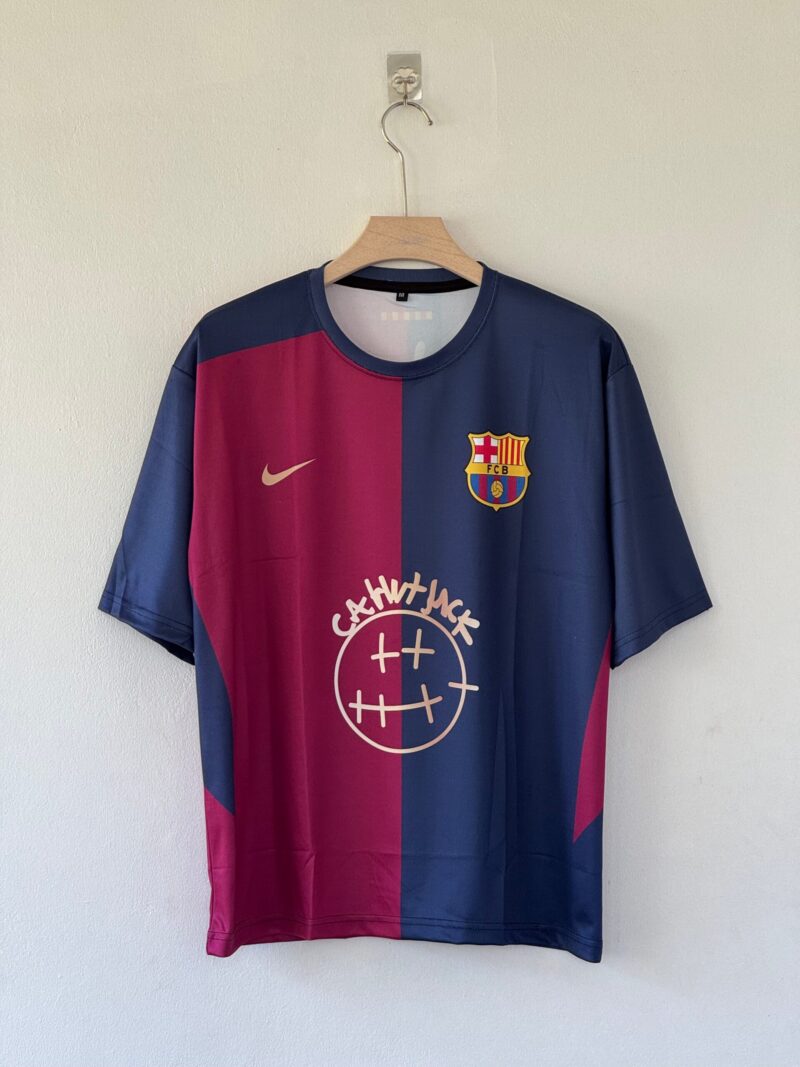 Blaugrana Meets La Flame – Barcelona x Travis Scott Five Sleeve Special Edition