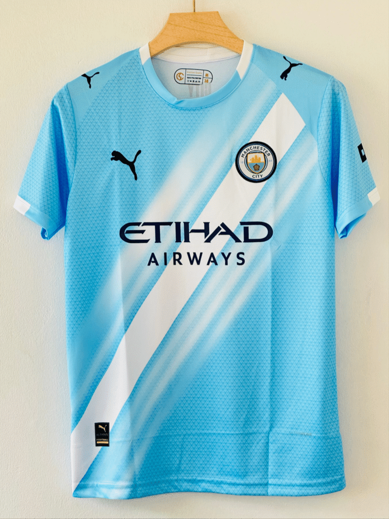 Power and Precision – 2025-26 Manchester City Home Jersey – Erling  Edition