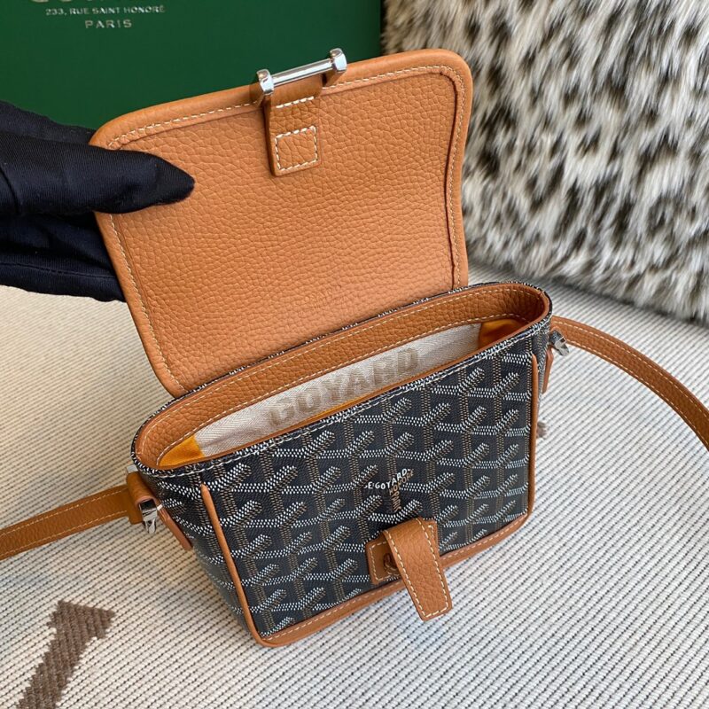 Goyard Black Coated Canvas Mini Cross-Body Bag