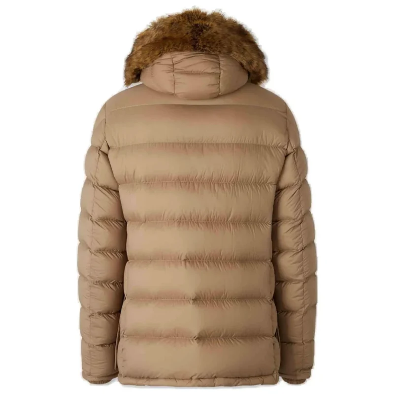 Replica Moncler Clunye Hooded Mid-Length Down Jacket