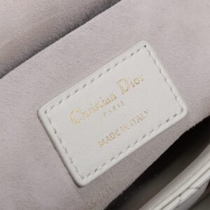 Dior Medium White Lady D-Joy Bag