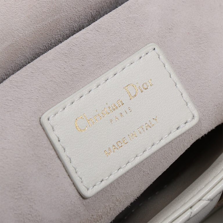 Dior Medium White Lady D-Joy Bag