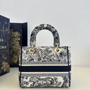 CHRISTIAN DIOR BAG Lady D-lite Bag Blue