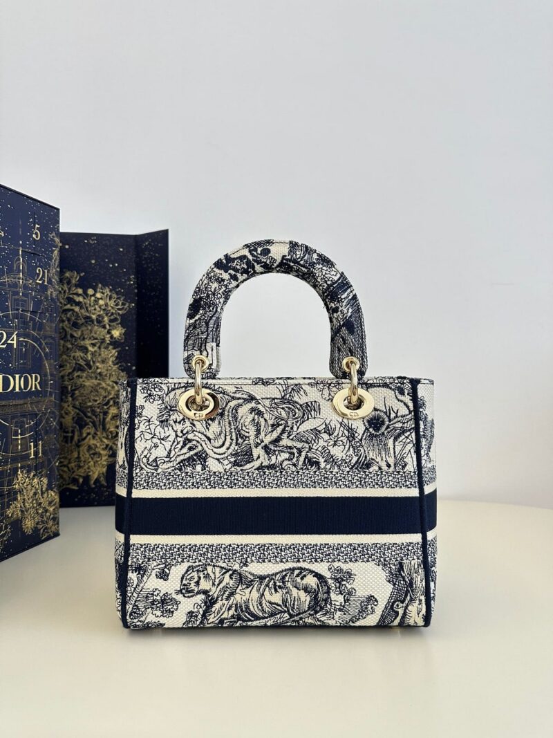 CHRISTIAN DIOR BAG Lady D-lite Bag Blue