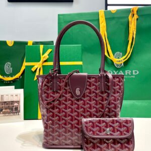 Goyard Anjou Mini in Burgundy