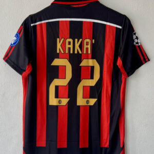 Embrace the Legacy with the 2009-10 AC Milan Kaka Edition Jersey embroidery