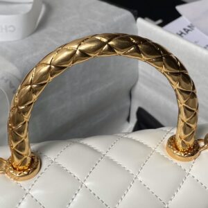 Chanel Coco Handle Small White
