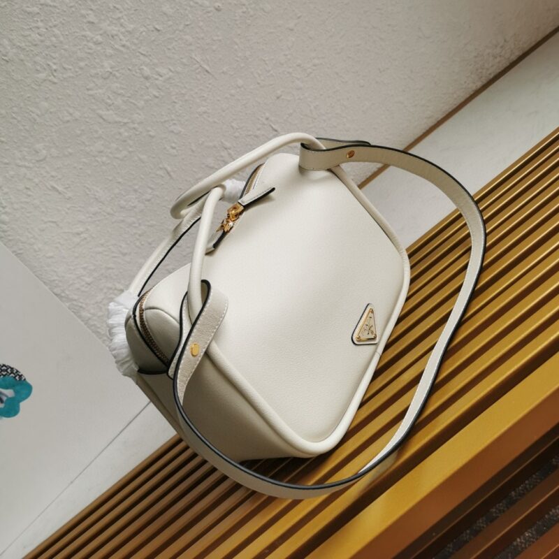 Prada Leather Darling Top-Handle Bag