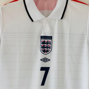 7918745B-F0F3-449B-B8FB-26D9972E8D92 2004 England Home Jersey - Beckham Captain’s Edition