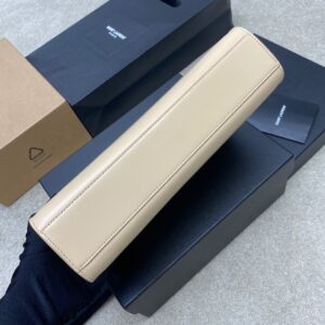 SAINT LAURENT Smooth Calfskin Manhattan Shoulder Bag