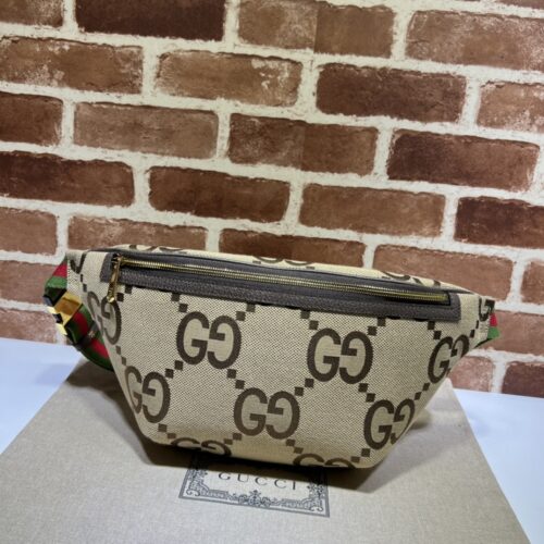 7efcb60b Gucci Belt Bag Jumbo GG Canvas Large Brown