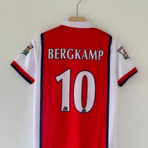 1998-99 Arsenal Home Jersey - Bergkamp Edition
