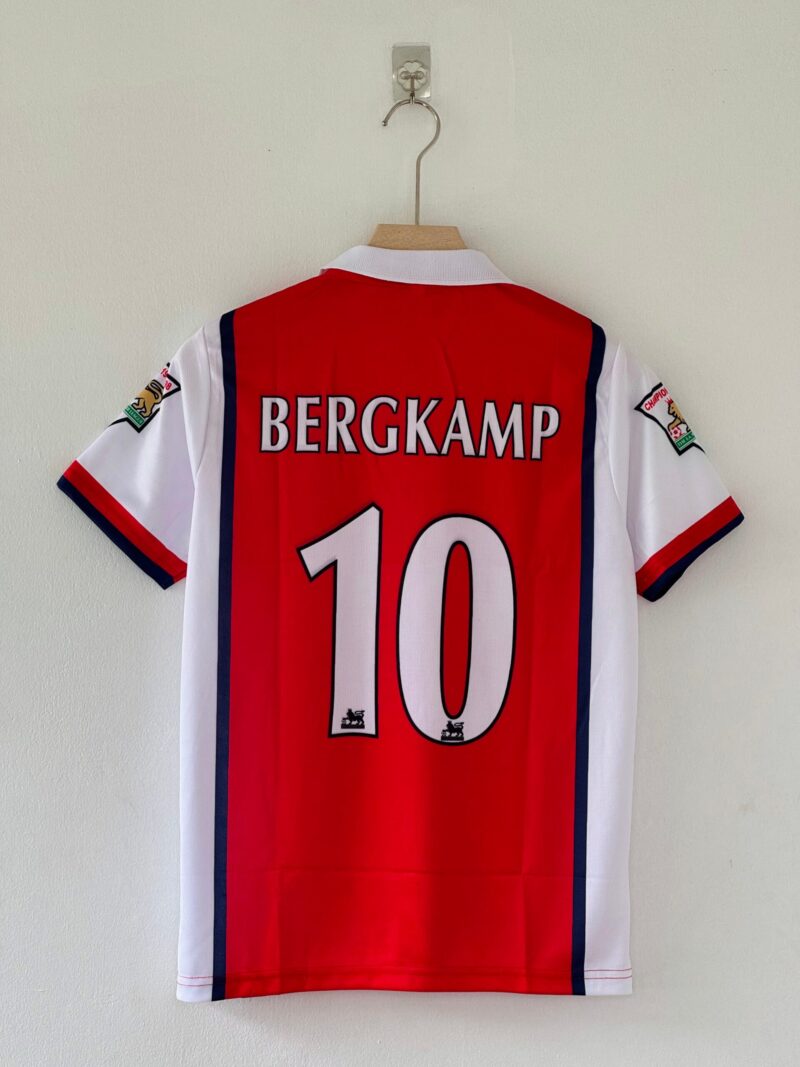 1998-99 Arsenal Home Jersey - Bergkamp Edition
