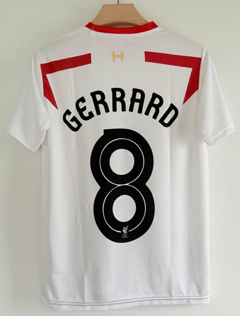 8037A127-EF7E-498E-9B8F-500C2ED4DF3E Lead with Legacy in the 2013-14 Liverpool Away Jersey – Steven Gerrard Edition