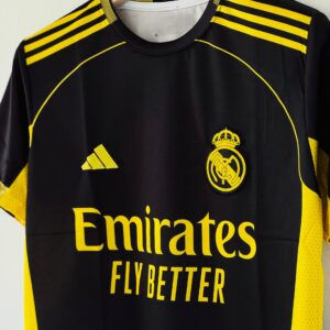 Black. Yellow. Bravo Blanco. – Real Madrid 2025/26 Special Edition Jersey