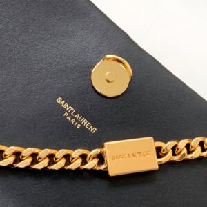 Saint Laurent Black Leather Small Kate Tassel Crossbody Bag