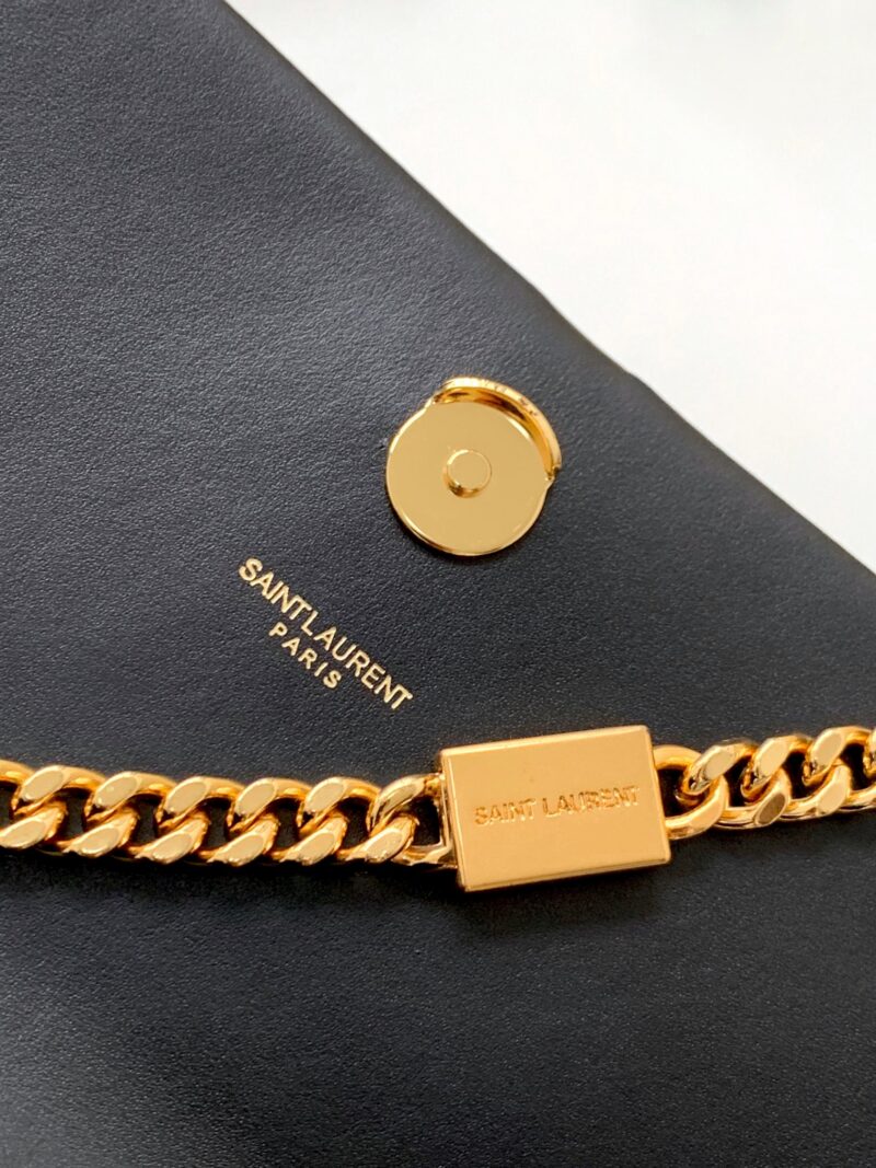 Saint Laurent Black Leather Small Kate Tassel Crossbody Bag