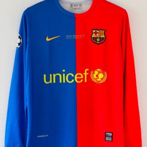 85A505C9-CC37-4DB4-8186-8ADE844981E0 2008-09Barcelona Home Jersey – Lionel Messi Full sleeve Embroidery edition