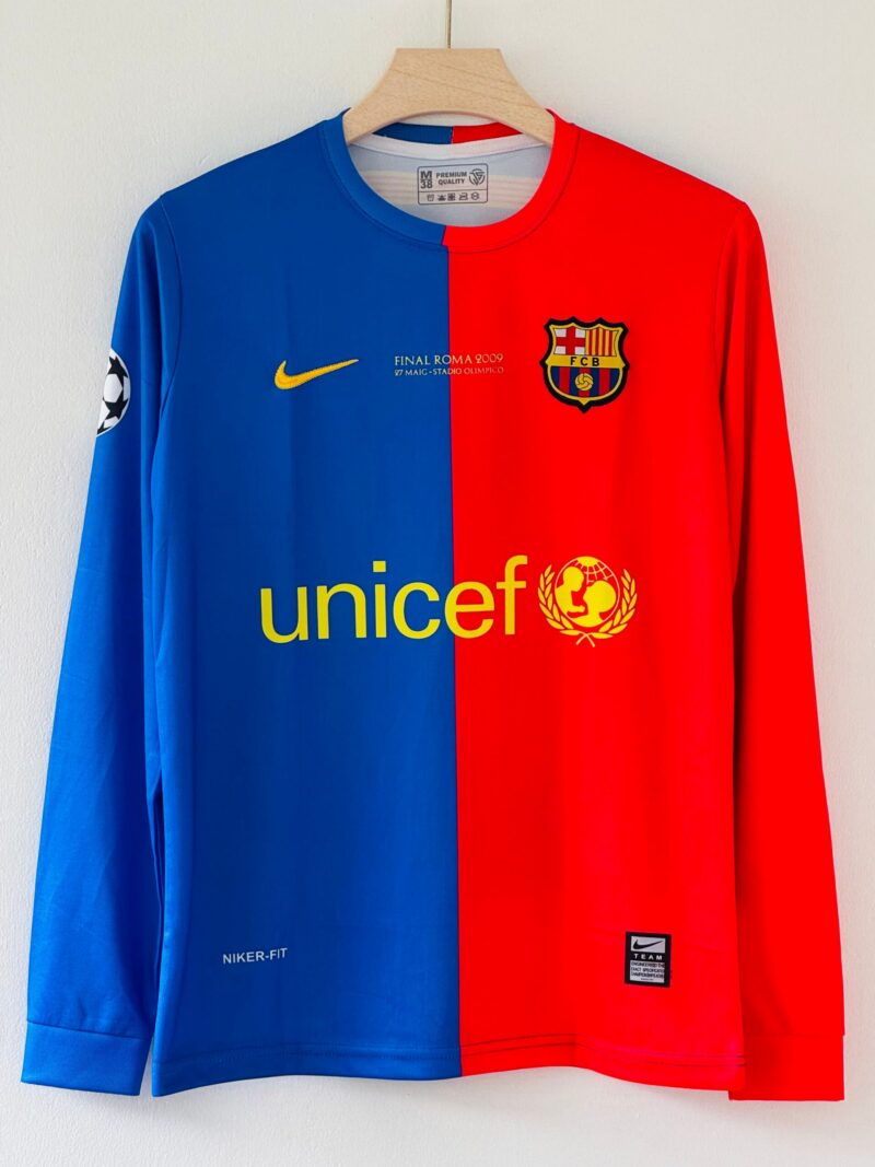 85A505C9-CC37-4DB4-8186-8ADE844981E0 2008-09Barcelona Home Jersey – Lionel Messi Full sleeve Embroidery edition
