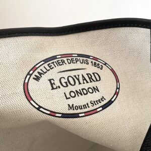 Goyard Black Goyardine Saint Louis PM Leather