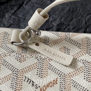GOYARD Goyardine Saint Louis Claire Voie GM White Yellow