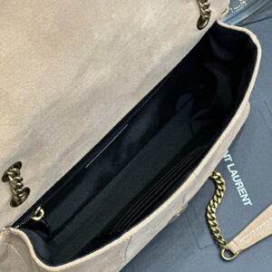 YSL Jamie Medium Shoulder Bag in Beige