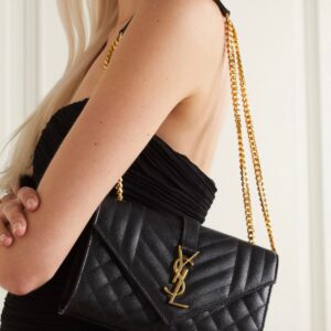 Saint Laurent Envelope Bag Small Black