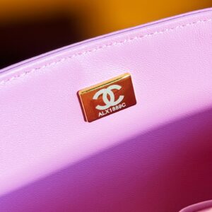 Chanel Mini Rectangular Flap Bag Pink, White and Black