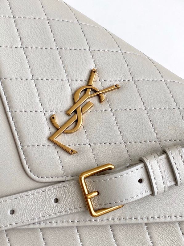 Saint Laurent Quilted Lambskin Gaby Mini Shoulder Bag