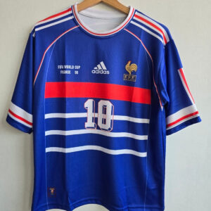 96C3304C-8BB2-4312-BBAB-C88DFF566D50 A Legend Was Born – 1998 France Home Jersey, Zidane Five Sleeve Edition